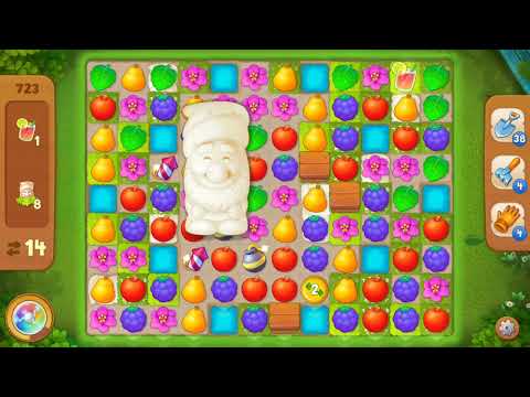 Gardenscapes Level 723 NO BOOSTERS