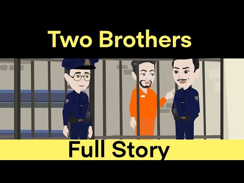 Two Brothers Full Story  Animated Story  English Story  Storytelling  Learn English
