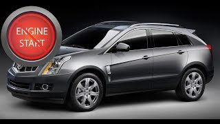 Open and Start a push-button start Cadillac SRX with a dead key fob battery.