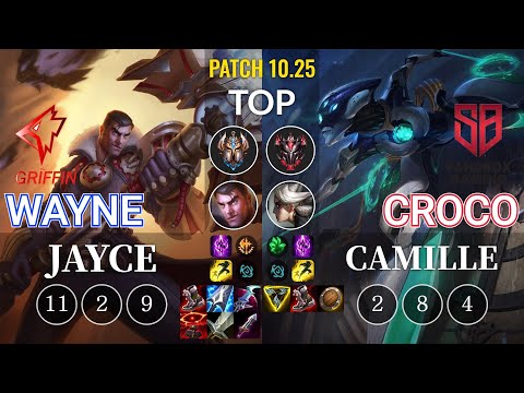 GRF Wayne Jayce vs SB Croco Camille Top - KR Patch 10.25