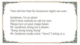 Bobby Vee - Mister Sandman Lyrics