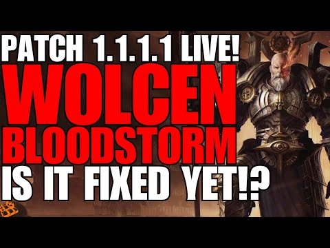 WOLCEN DROPS MAJOR UPDATE 1.1.1.1 BLOODSTORM!! YOU MIGHT BE SURPRISED!! IS IT FIXED YET!? ;)
