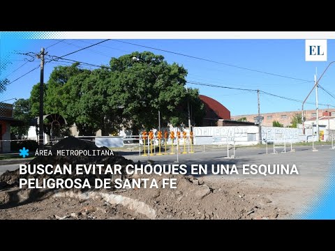 Construyen una rotonda en Gorriti e Irigoyen para mejorar la seguridad vial