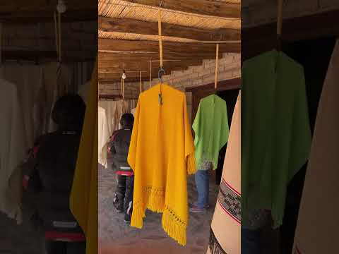 Así se hacen los ponchos de verdad en Salta