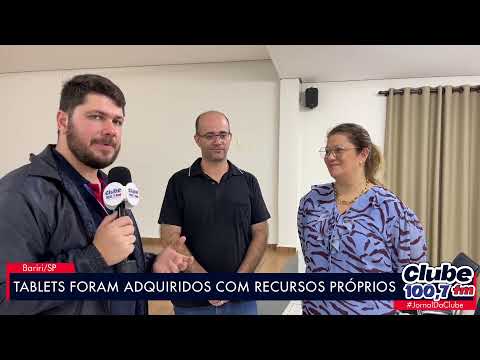 BARIRI: MUNICÍPIO ENTREGA TABLETS PARA AGENTES DE SAÚDE