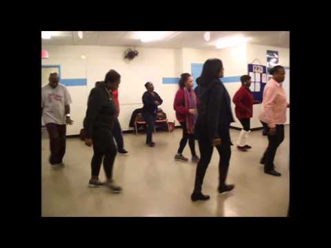 GET FUNKY line dance instruction by Bernadette Burnette - LDE 03-02-2015