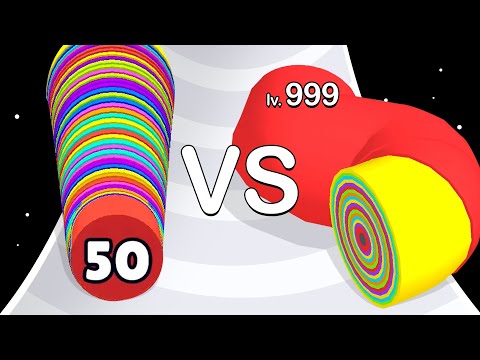 Level Up Circles VS Layer Runner: ASMR Gameplay!