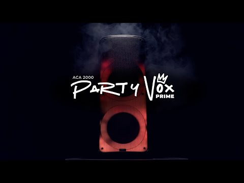Video thumbnail of Caixa Amplificada Amvox Party Vox Prime 2000W USB-SD-Bluetooth