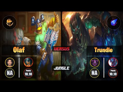 Blaber OLAF (Jungle) [Conqueror] VS TRUNDLE - Master NA Patch 10.10