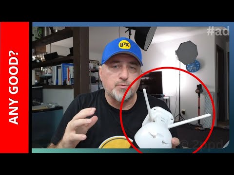 5MP Wifi Pan Tilt Security Camera by ZOSI (Model: C296 Review)