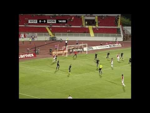 FK Vojvodina - Budapest Honvéd 2:0, 1. félidő