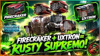 🤖 MECH WARS -  TESTEI O RUST COM FIRECRAKER + UXTRON! Vale a Pena?