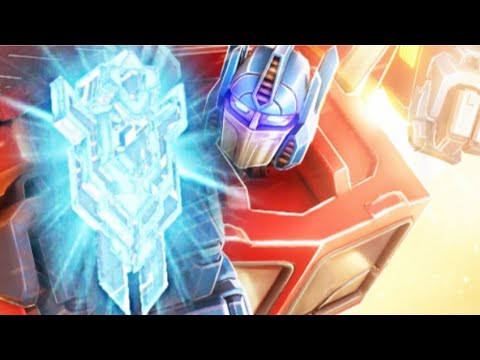 Opening a four star bot crystal in transformers forged to fight