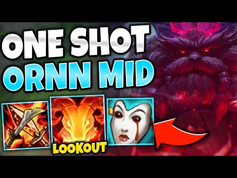 *DODGE R OR DIE!* THIS FULL AP ORNN MID BUILD HAS CRAZY AOE DAMAGE - League of Legends