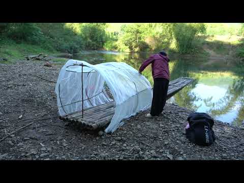 30 Days SOLO SURVIVAL CAMPING In RAIN - Building Bushcraft Survival Shelter | Wild Forest Life
