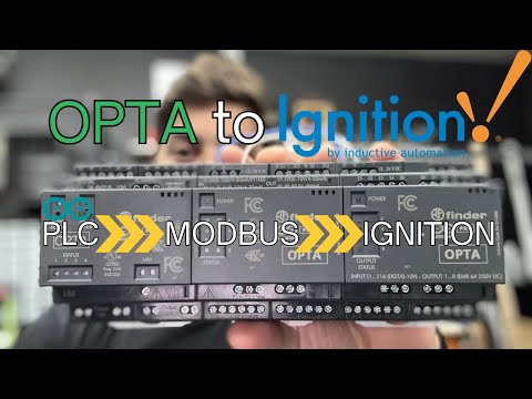 Connecting the Arduino Opta PLC to Ignition using Modbus TCP