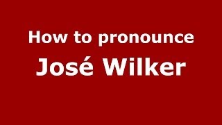 How to pronounce José Wilker