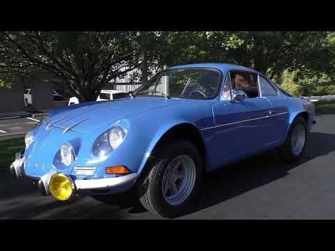 1965 Alpine-Renault A110 Dinalpin idle