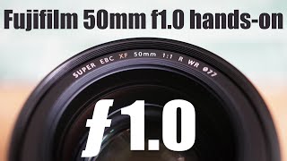 [閒聊] 富士發表 Fujinon XF 50mm f1.0