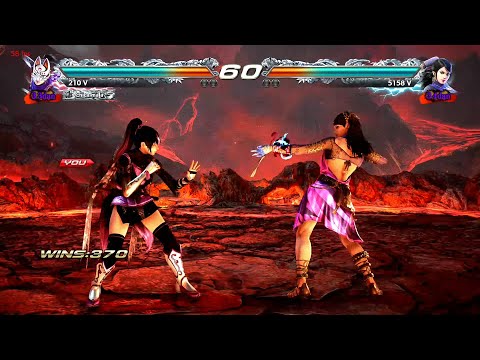 120_1 Kunimitsu vs Zafina Ryona - Tekken 7 5.00 ( Uchiha x24 ) Gameplay PC RX 570 8G
