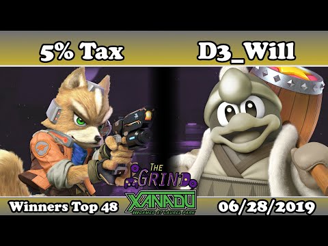 The Grind 82 5% Tax (Fox) vs D3_Will (King Dedede) Winners Top 48