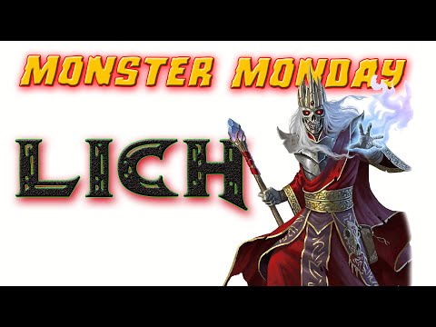 Monster Monday: Lich - D&D, Dungeons & Dragons monsters, DnD undead