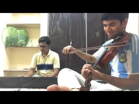 Smiling with the pain theme violin-keyboard cover - Velai Illa Pattadhari/Raghuvaran B.Tech.