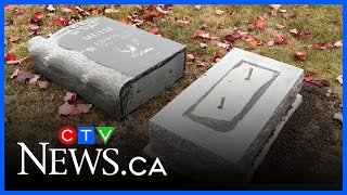 Moncton cemetery headstones vandalized