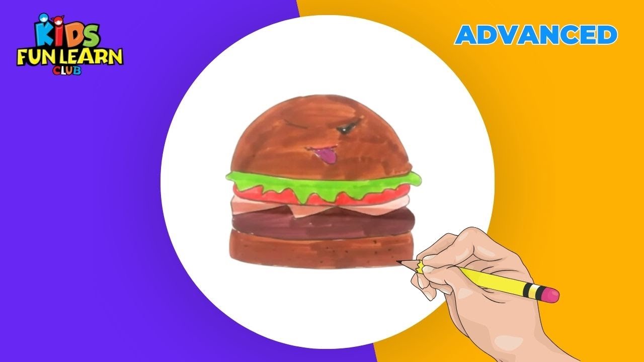 How To Draw Cheese Burger