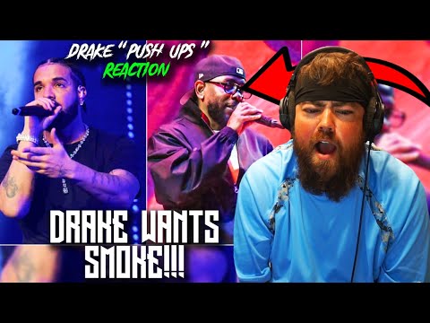 Drake Responded to Kendrick Lamar... | Drake - Push Ups (RAPPER REACTS)