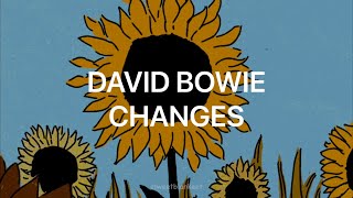 David Bowie - Changes (lyrics español // inglés)