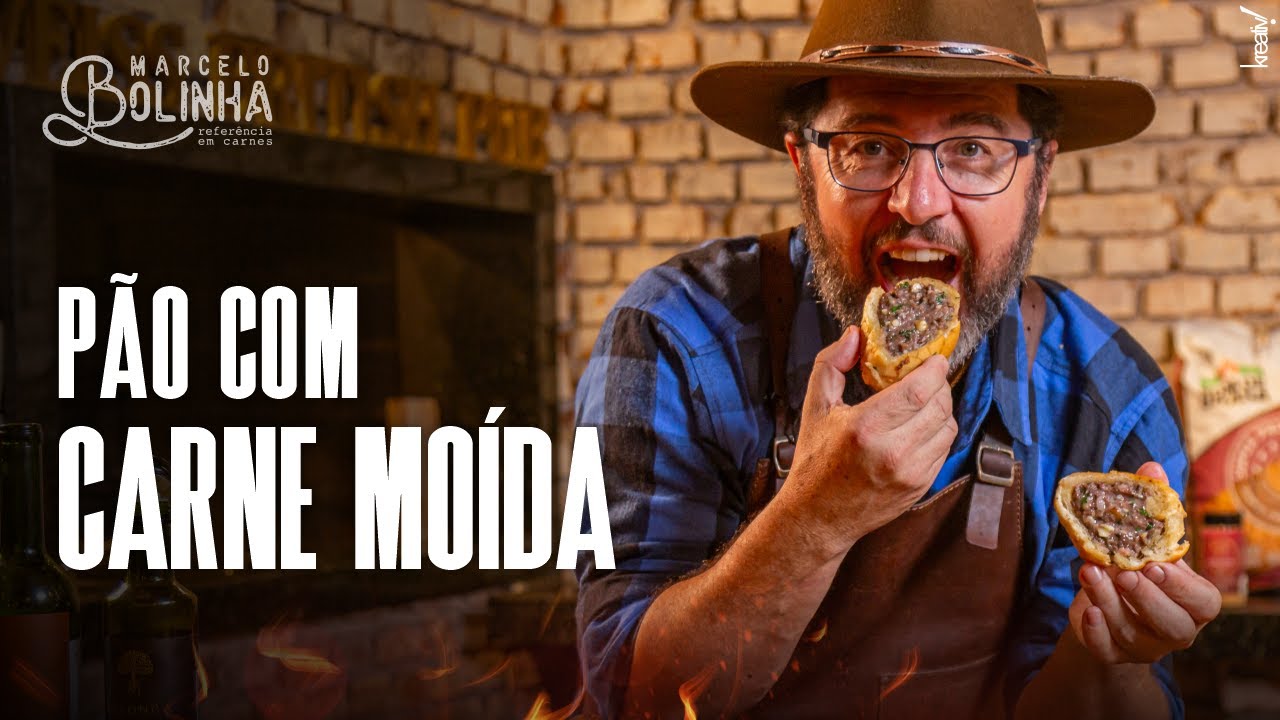 PÃO COM CARNE MOÍDA