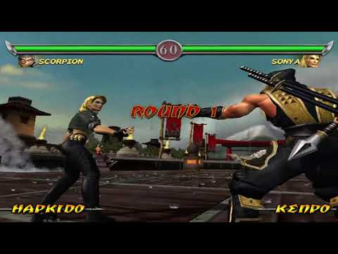 Scorpion vs Sonya |  Mortal Kombat: Deadly Alliance | Play Station 2
