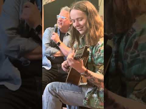 Billy Strings playing Norman Blake’s guitar (w/ Bryan Sutton on 1st Gibson Advanced Jumbo Prototype)