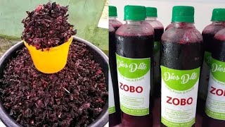 HOW TO MAKE TASTY ZOBO DRINK FOR SALE | SOBOLO DRINK | BISSAP DRINK | HIBISCUS TEA | PRESERVATION