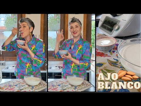 🧄 AJOBLANCO 🥖 SOPA FRÍA DE ALMENDRAS 🥇 con Thermomix® #TM6 #TM5 #TM31 🔝
