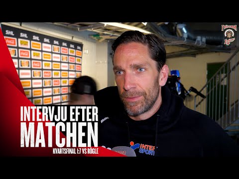 Frölunda: Youtube: Joel Lundqvist med sammanfattningen efter första kvartsfinalen