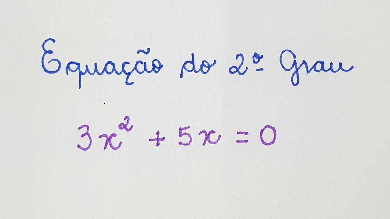 ❎ Equação do 2º Grau Incompleta - Professora Angela Matemática