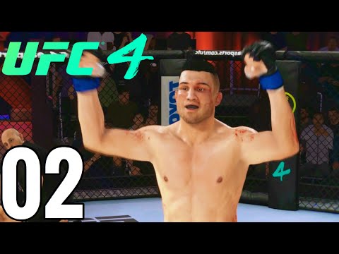 UFC 4 Featherweight Career Mode Walkthrough Part 2 - COMING UP SHORT ON DANA WHITES CONTENDER SERIES