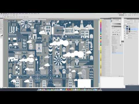 Vault49: Colouring the New York poster (Computer Arts Collection: Illustration Vol 1)