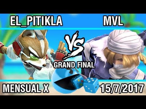 [Smash @ GAMBLER X] El_Pitikla (Fox) vs MVL (Sheik) Grand Finals
