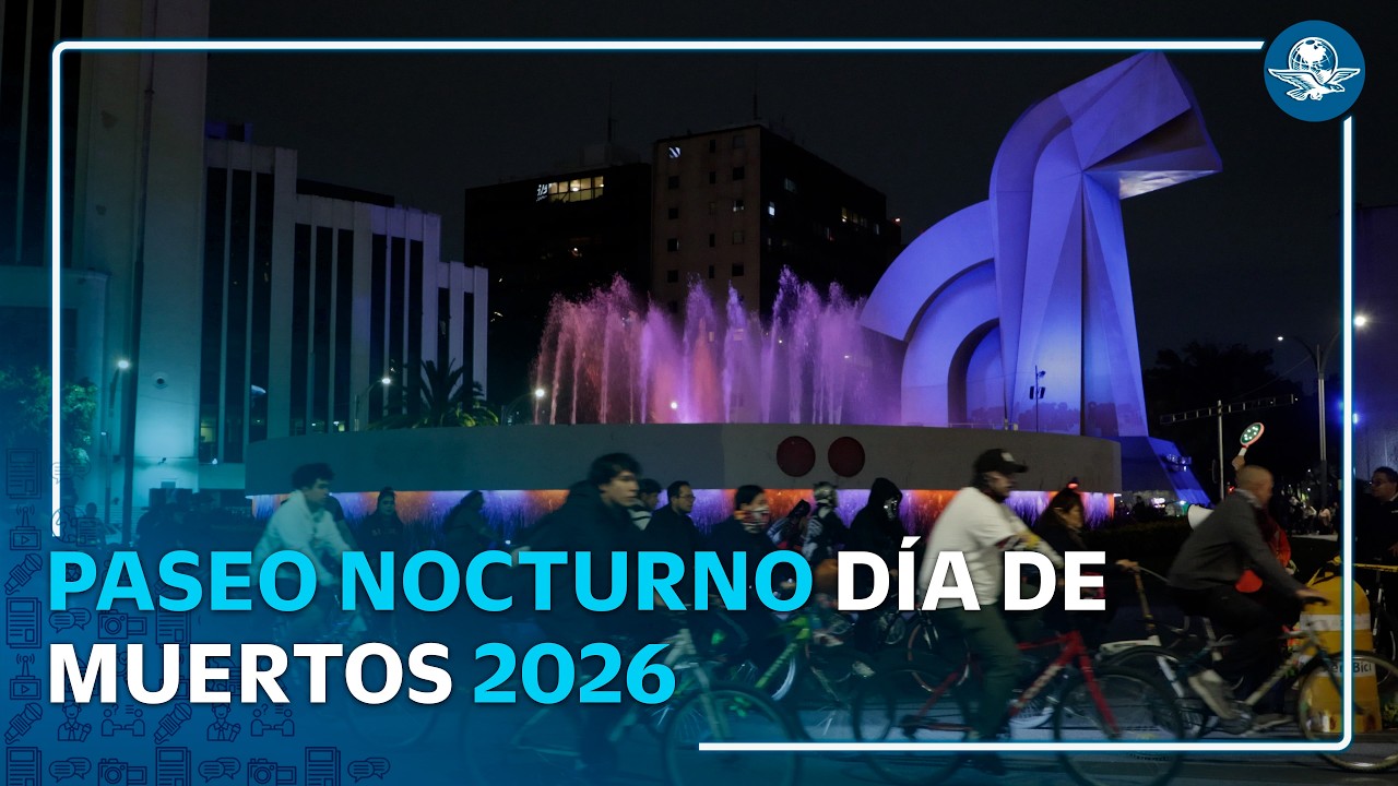 Día de Muertos en CDMX: Así se vivió el Paseo Nocturno Muévete en Bici en Reforma