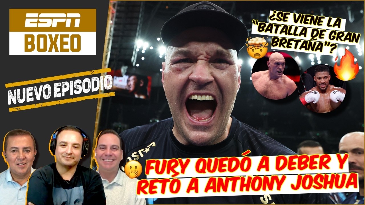 TYSON FURY DOMINÓ pelea de MÁS ABRAZOS que GOLPES y terminó retando a ANTHONY JOSHUA | ESPN Boxeo