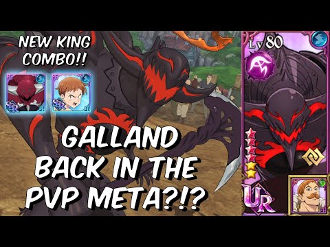Galland Back In The PVP META?! - Super Awakened New King Combo!! - Seven Deadly Sins: Grand Cross