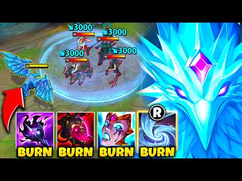 So full BURN Anivia is hidden OP and this video proves it... (FIRE AND ICE COMBO)