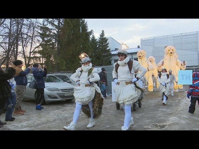 Медведи из Франции вышли в казанские парки развлекать горожан