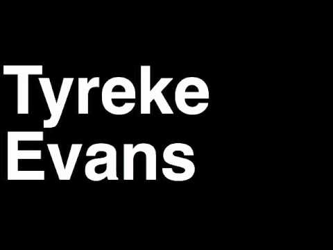 How to Pronounce Tyreke Evans Sacramento Kings NBA Basketball Slam Dunk Free Throw Shot