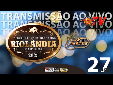 57ª FESTA DO PEÃO DE RIOLÂNDIA-SP 2025 (DOMINGO)