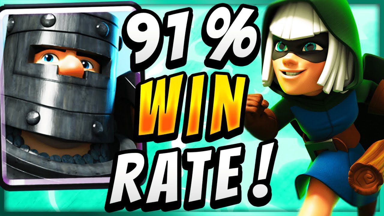 SirTagCR: 91% WIN RATE! BEST CLASH ROYALE DECK WITHOUT CHAMPIONS! -  RoyaleAPI