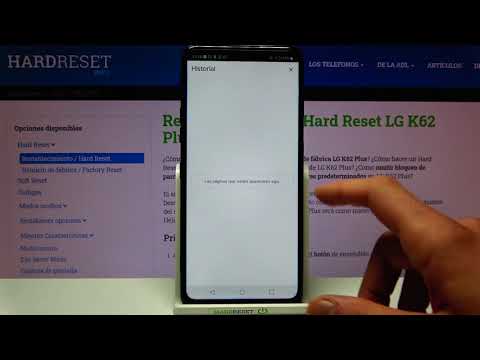 Cómo borrar el historial de LG K62 Plus - navegador Chrome